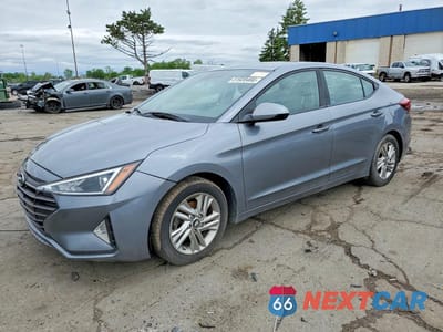 2019 HYUNDAI ELANTRA SEL KMHD84LF1KU812903 - główne zdjęcie licytacji z USA - miniatura