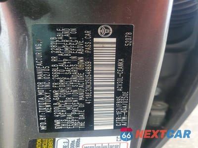 Zdjęcie 12 z 12 samochodu: 2005 TOYOTA CAMRY LE VIN:4T1BE32K35U548869 - miniatura