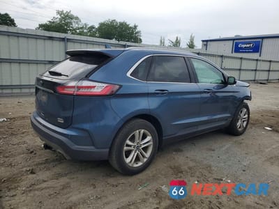 Trzecie zdjęcie samochodu z tyłu: 2019 FORD EDGE SEL VIN:2FMPK3J96KBB17439 - miniatura