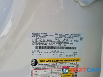 Zdjęcie 13 z 13 samochodu: 2025 FORD EXPEDITION TREMOR VIN:1FMJU1RG9SEA49830 - miniatura