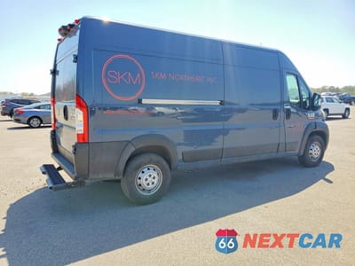 Trzecie zdjęcie samochodu z tyłu: 2019 RAM PROMASTER 2500 DELIVERY VAN VIN:3C6TRVDG7KE514646 - miniatura