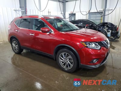 Czwarte zdjęcie samochodu z boku: 2015 NISSAN ROGUE SL VIN:5N1AT2MV6FC919923 - miniatura