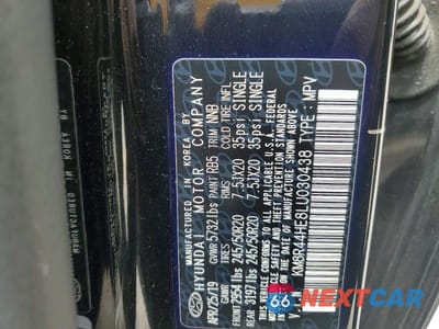 Zdjęcie 13 z 13 samochodu: 2020 HYUNDAI PALISADE SEL VIN:KM8R44HE8LU030438 - miniatura