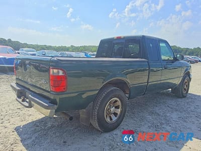 Trzecie zdjęcie samochodu z tyłu: 2002 FORD RANGER SUPER CAB VIN:1FTYR44U82PA53309 - miniatura