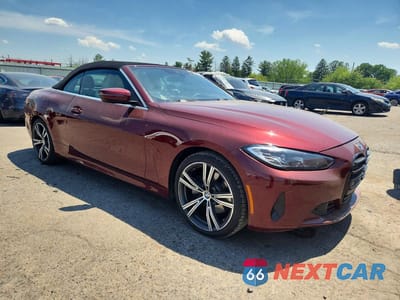 Czwarte zdjęcie samochodu z boku: 2022 BMW 430I VIN:WBA23AT08NCK16652 - miniatura