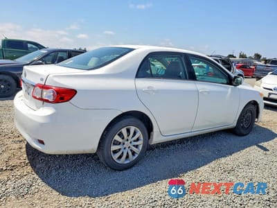 Trzecie zdjęcie samochodu z tyłu: 2012 TOYOTA COROLLA LE VIN:2T1BU4EE8CC891903 - miniatura