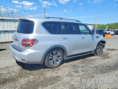 Trzecie zdjęcie samochodu z tyłu: 2017 NISSAN ARMADA SL VIN:JN8AY2NC0H9502143 - miniatura