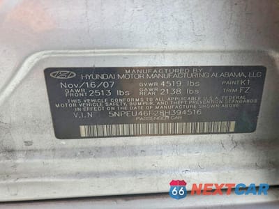 Zdjęcie 12 z 12 samochodu: 2008 HYUNDAI SONATA VIN:5NPEU46F28H394516 - miniatura