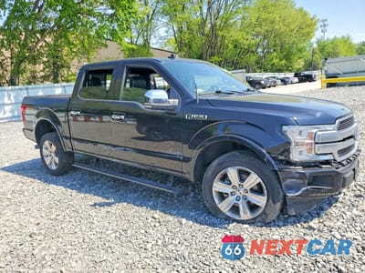 Czwarte zdjęcie samochodu z boku: 2019 FORD F150 SUPERCREW VIN:1FTEW1E48KFA47637 - miniatura