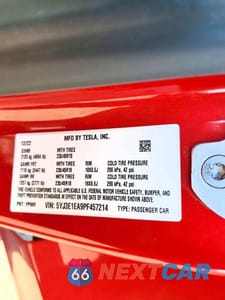 Zdjęcie 12 z 12 samochodu: 2023 TESLA MODEL 3 VIN:5YJ3E1EA9PF457214 - miniatura