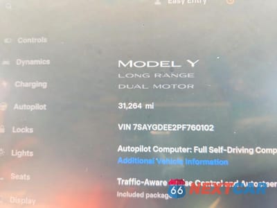 Zdjęcie 9 z 12 samochodu: 2023 TESLA MODEL Y VIN:7SAYGDEE2PF760102 - miniatura