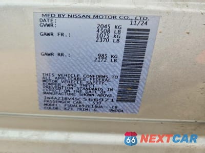 Zdjęcie 12 z 12 samochodu: 2025 NISSAN LEAF S VIN:1N4AZ1BV4SC566971 - miniatura