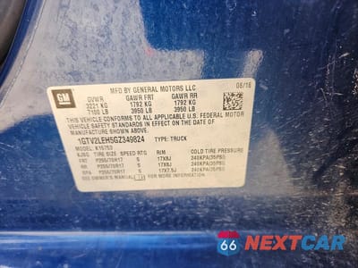 Zdjęcie 12 z 12 samochodu: 2016 GMC SIERRA K1500 VIN:1GTV2LEH5GZ349824 - miniatura