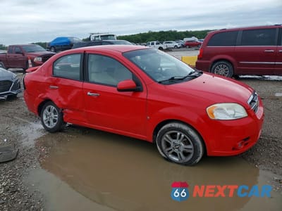 Czwarte zdjęcie samochodu z boku: 2009 CHEVROLET AVEO LT VIN:KL1TG56E59B323672 - miniatura