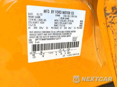 Zdjęcie 13 z 13 samochodu: 2022 FORD MAVERICK XL VIN:3FTTW8F96NRA72277 - miniatura