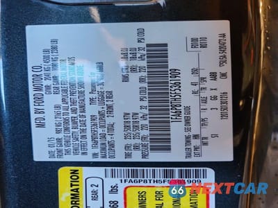 Zdjęcie 12 z 12 samochodu: 2015 FORD MUSTANG VIN:1FA6P8TH5F5361909 - miniatura