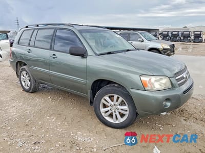 Czwarte zdjęcie samochodu z boku: 2007 TOYOTA HIGHLANDER HYBRID VIN:JTEEW21A770046616 - miniatura