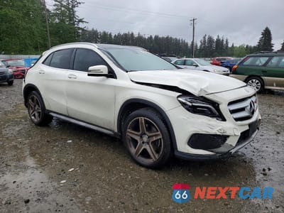 Czwarte zdjęcie samochodu z boku: 2017 MERCEDES-BENZ GLA 250 4MATIC VIN:WDCTG4GB4HJ332823 - miniatura