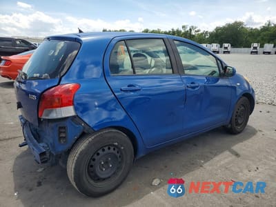Trzecie zdjęcie samochodu z tyłu: 2009 TOYOTA YARIS BASE VIN:JTDKT903895260581 - miniatura