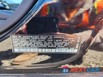 Zdjęcie 12 z 12 samochodu: 2014 VOLKSWAGEN PASSAT SEL VIN:1VWCN7A33EC046831 - miniatura