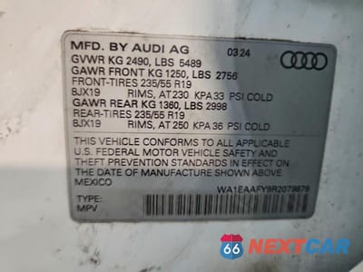 Zdjęcie 14 z 14 samochodu: 2024 AUDI Q5 PREMIUM PLUS 45 VIN:WA1EAAFY9R2079878 - miniatura