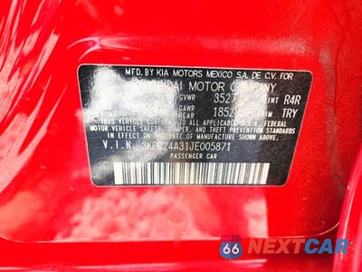 Zdjęcie 13 z 13 samochodu: 2018 HYUNDAI ACCENT SE VIN:3KPC24A31JE005871 - miniatura