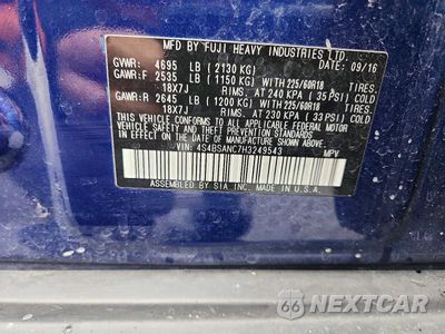 Zdjęcie 14 z 14 samochodu: 2017 SUBARU OUTBACK 2.5I LIMITED VIN:4S4BSANC7H3249543 - miniatura
