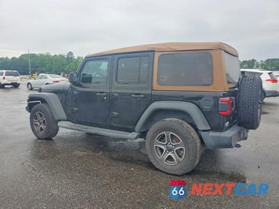 Drugie zdjęcie samochodu z przodu: 2020 JEEP WRANGLER UNLIMITED SPORT VIN:1C4HJXDN1LW154006 - miniatura