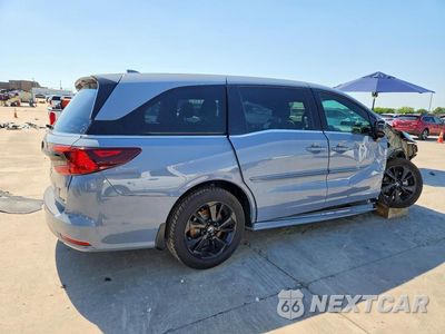 Trzecie zdjęcie samochodu z tyłu: 2024 HONDA ODYSSEY SPORT VIN:5FNRL6H71RB043344 - miniatura