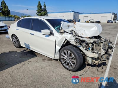 Czwarte zdjęcie samochodu z boku: 2015 HONDA ACCORD SPORT VIN:1HGCR2F51FA135820 - miniatura