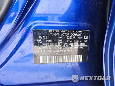 Zdjęcie 12 z 12 samochodu: 2022 HYUNDAI ACCENT SEL VIN:3KPC24A68NE187844 - miniatura