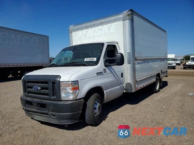 Drugie zdjęcie samochodu z przodu: 2022 FORD E350 BOX TRUCK VIN:1FDWE3FN9NDC04078 - miniatura
