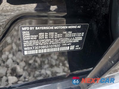 Zdjęcie 12 z 12 samochodu: 2025 BMW X1 XDRIVE28I VIN:WBX73EF08S5107820 - miniatura