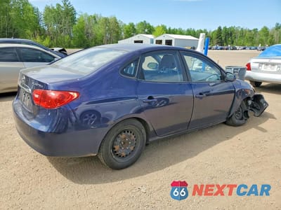 Trzecie zdjęcie samochodu z tyłu: 2010 HYUNDAI ELANTRA BLUE VIN:KMHDU4BD7AU977574 - miniatura