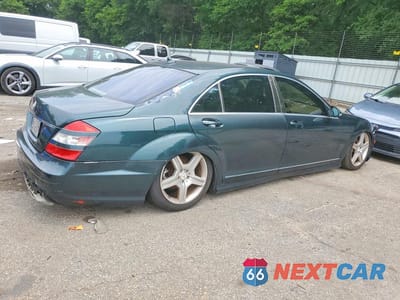 Trzecie zdjęcie samochodu z tyłu: 2008 MERCEDES-BENZ S 550 VIN:WDDNG71X08A236651 - miniatura