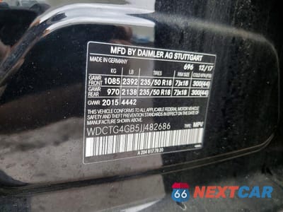 Zdjęcie 14 z 14 samochodu: 2018 MERCEDES-BENZ GLA 250 4MATIC VIN:WDCTG4GB5JJ482686 - miniatura