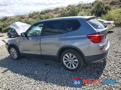 Drugie zdjęcie samochodu z przodu: 2014 BMW X3 XDRIVE28I VIN:5UXWX9C51E0D28957 - miniatura