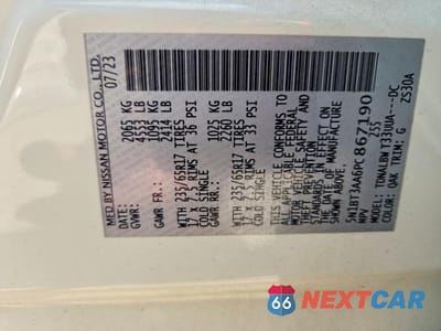 Zdjęcie 13 z 13 samochodu: 2023 NISSAN ROGUE S VIN:5N1BT3AA6PC867190 - miniatura