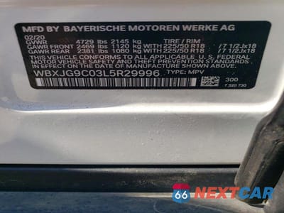 Zdjęcie 12 z 12 samochodu: 2020 BMW X1 XDRIVE28I VIN:WBXJG9C03L5R29996 - miniatura