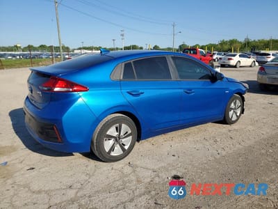 Trzecie zdjęcie samochodu z tyłu: 2018 HYUNDAI IONIQ BLUE VIN:KMHC65LCXJU102426 - miniatura