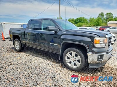 Czwarte zdjęcie samochodu z boku: 2014 GMC SIERRA K1500 SLE VIN:3GTU2UEC6EG459980 - miniatura