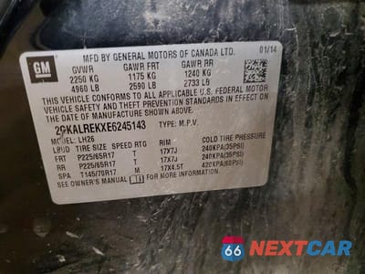 Zdjęcie 14 z 14 samochodu: 2014 GMC TERRAIN SLE VIN:2GKALREKXE6245143 - miniatura