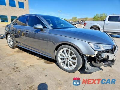 Czwarte zdjęcie samochodu z boku: 2019 AUDI A4 PREMIUM VIN:WAUDNAF4XKA044343 - miniatura