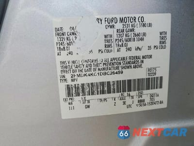 Zdjęcie 13 z 13 samochodu: 2013 FORD EDGE LIMITED VIN:2FMDK4KC1DBC26459 - miniatura