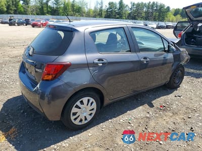 Trzecie zdjęcie samochodu z tyłu: 2017 TOYOTA YARIS 5-DOOR L FLEET VIN:VNKKTUD34HA072859 - miniatura