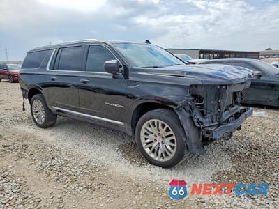 Czwarte zdjęcie samochodu z boku: 2023 GMC YUKON XL C1500 SLT VIN:1GKS1GKDXPR102625 - miniatura