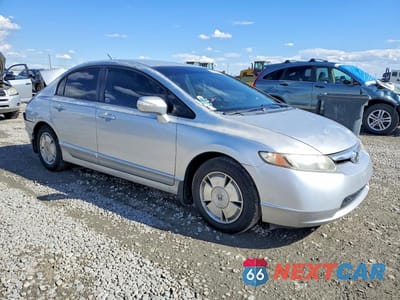 Czwarte zdjęcie samochodu z boku: 2008 HONDA CIVIC HYBRID VIN:JHMFA36298S031392 - miniatura
