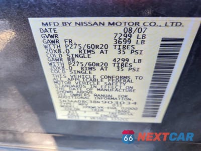 Zdjęcie 13 z 13 samochodu: 2008 INFINITI QX56 BASE VIN:5N3AA08C38N903034 - miniatura