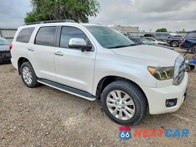 Czwarte zdjęcie samochodu z boku: 2016 TOYOTA SEQUOIA PLATINUM VIN:5TDDW5G10GS135255 - miniatura