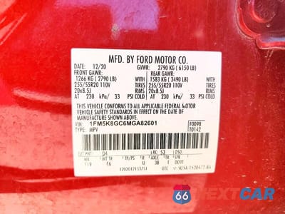 Zdjęcie 13 z 13 samochodu: 2021 FORD EXPLORER ST VIN:1FM5K8GC6MGA82601 - miniatura